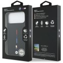 Etui BMW M Silicon Tricolor Line MagSafedo iPhone 17 Pro Max czarny