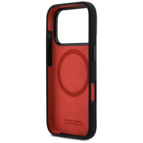 Etui BMW M Silicon Tricolor Line MagSafe do iPhone 17 Pro czarny