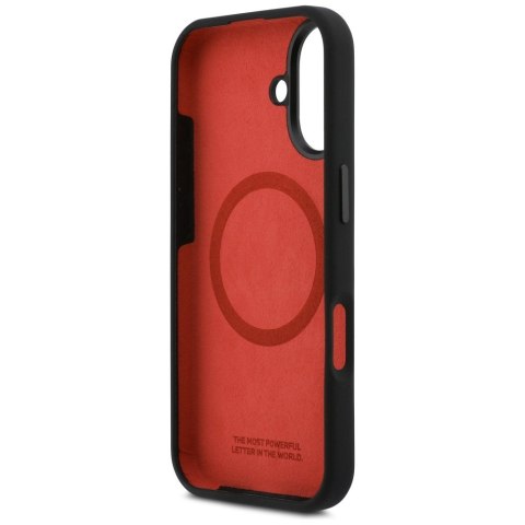 Etui BMW M Silicon Tricolor Line MagSafe do iPhone 17 czarny