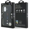 Etui BMW M Silicon Tricolor Line MagSafe do iPhone 17 czarny