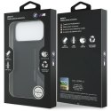 Etui BMW M Silicon Vertical Logo MagSafe do iPhone 17 Pro Max czarny
