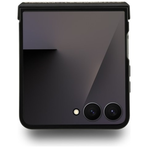 Etui Guess 4G Classic MagSafe do Samsung Galaxy Z Flip7 brązowy