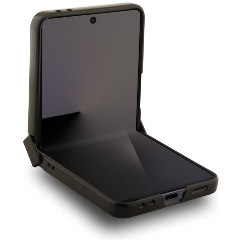 Etui Guess 4G Classic MagSafe do Samsung Galaxy Z Flip7 brązowy