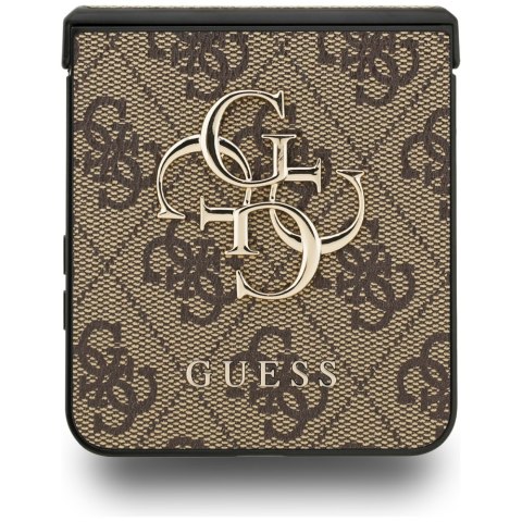 Etui Guess Big 4G Logo Classic Logo do Samsung Galaxy Z Flip7 brązowy