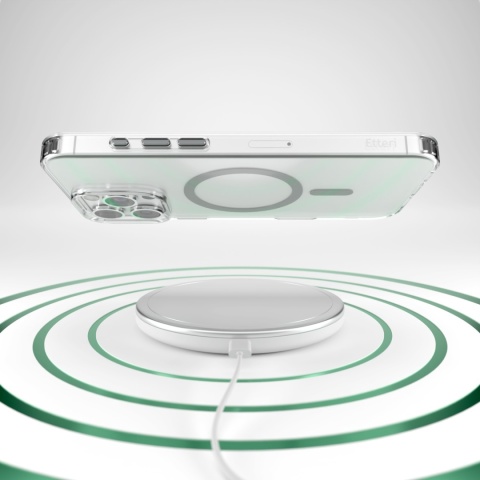 Nakładka Etteri Color Mag do iPhone 16 Pro Max 6,9 szara