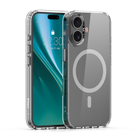 Nakładka Etteri Color Mag do iPhone 16 Plus 6,7" szara