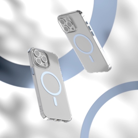 Nakładka Etteri Color Mag do iPhone 12 / 12 Pro 6,1" jasnoniebieska