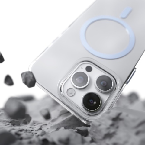 Nakładka Etteri Color Mag do iPhone 15 Pro 6,1" jasnoniebieska