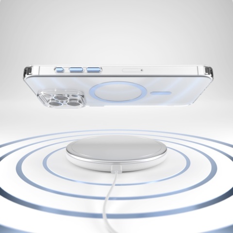 Nakładka Etteri Color Mag do iPhone 15 Pro Max 6,7" jasnoniebieska