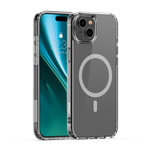 Nakładka Etteri Color Mag do iPhone 13 6,1" szara