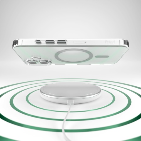 Nakładka Etteri Color Mag do iPhone 16 6,1" szara