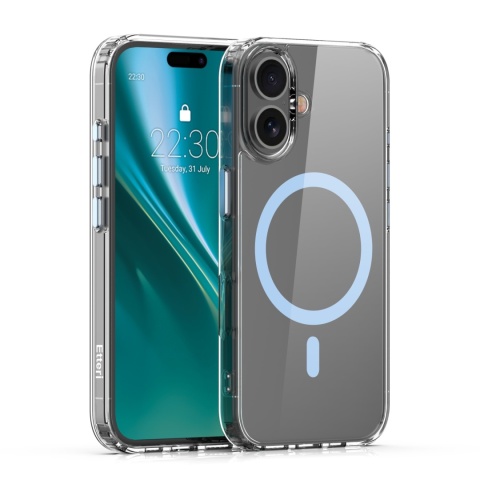 Nakładka Etteri Color Mag do iPhone 16 6,1" jasnoniebieska