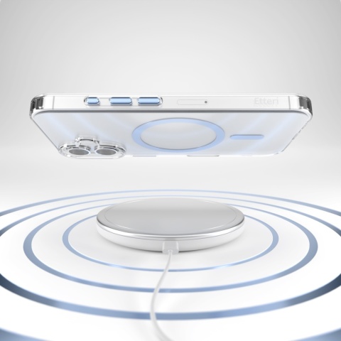 Nakładka Etteri Color Mag do iPhone 16 6,1" jasnoniebieska