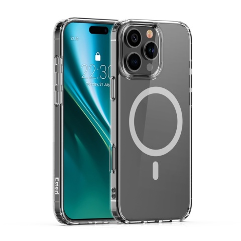 Nakładka Etteri Color Mag do iPhone 16 Pro 6,3" szara