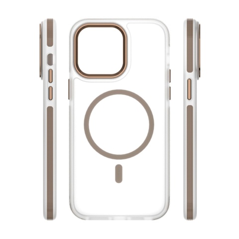 Nakładka Etteri Icy Mag do iPhone 14 Pro 6,1" złota