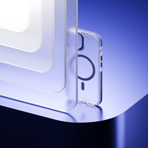 Nakładka Etteri Icy Mag do iPhone 16 6,1" niebieska