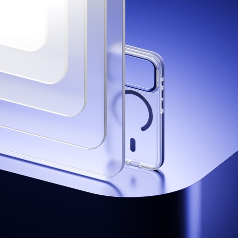 Nakładka Etteri Icy Mag do iPhone 17 Pro Max niebieska