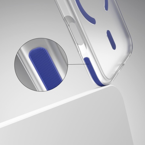 Nakładka Etteri Icy Mag do iPhone 17 Pro Max niebieska