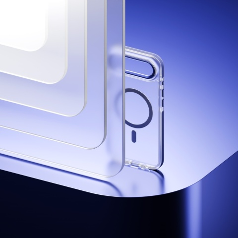 Nakładka Etteri Icy Mag do iPhone 17 Air niebieska