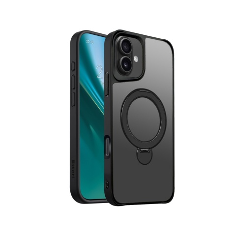 Nakładka Etteri Matt Mag Ring do iPhone 16 Plus 6,7" czarna