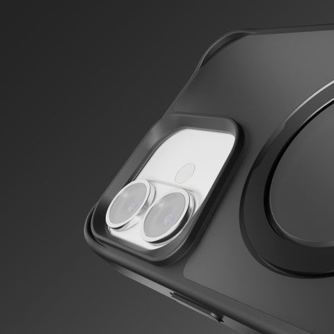 Nakładka Etteri Matt Mag Ring do iPhone 16 Plus 6,7" czarna