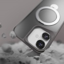 Nakładka Etteri Matt Mag Ring do iPhone 16 Plus 6,7" szara