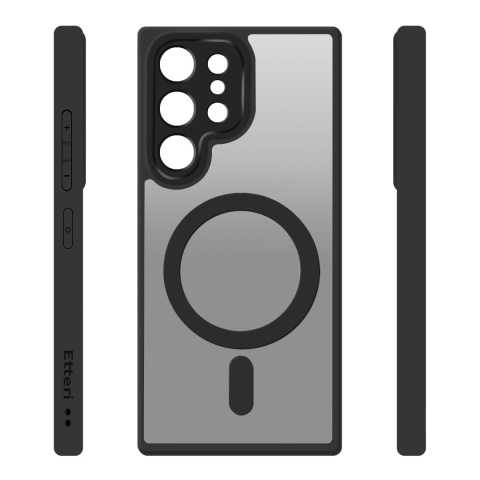 Nakładka Etteri Matt Mag do Samsung Galaxy S24 Ultra czarna