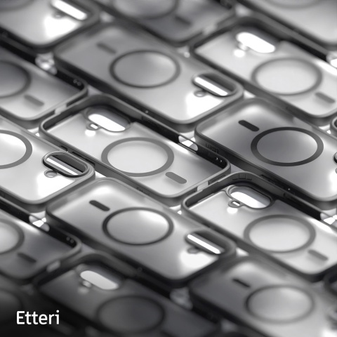 Nakładka Etteri Matt Mag do Samsung Galaxy S25 czarna