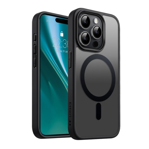 Nakładka Etteri Matt Mag do iPhone 14 Pro 6,1" czarna
