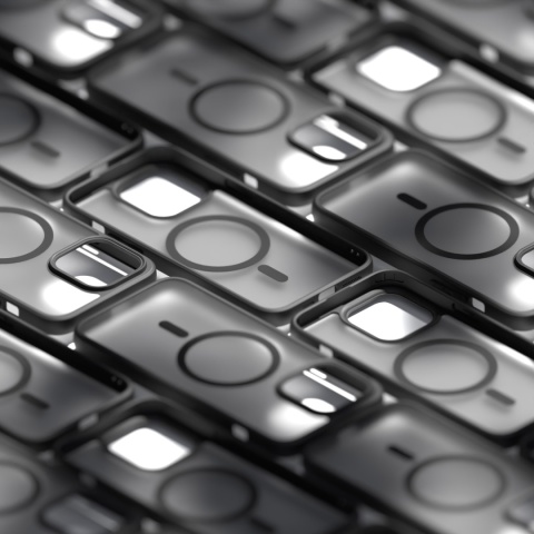 Nakładka Etteri Matt Mag do iPhone 15 6,1" czarna