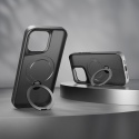 Nakładka Etteri Matt Mag Ring do iPhone 15 Pro Max 6,7" czarna