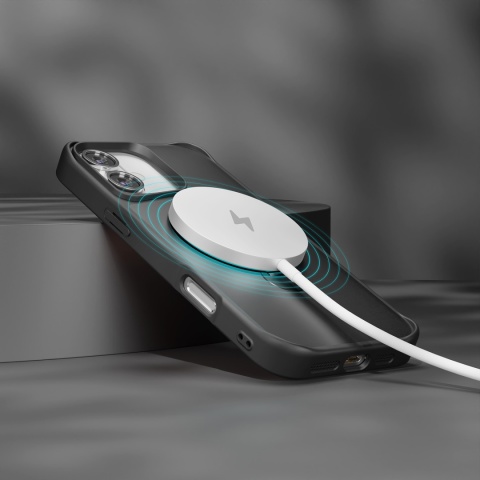 Nakładka Etteri Matt Mag Ring do iPhone 17 Pro Max czarna