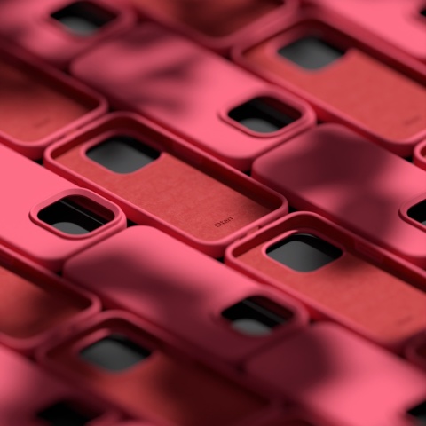 Nakładka Etteri Silicone Case do Samsung Galaxy S23 malinowa