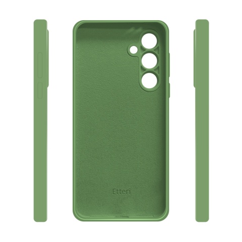 Nakładka Etteri Silicone Case do Samsung Galaxy S24 FE jasnozielona