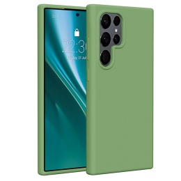 Nakładka Etteri Silicone Case do Samsung Galaxy S24 Ultra jasnozielona