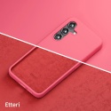 Nakładka Etteri Silicone Case do Samsung Galaxy S24 malinowa