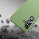 Nakładka Etteri Silicone Case do Samsung Galaxy S25 Plus jasnozielona