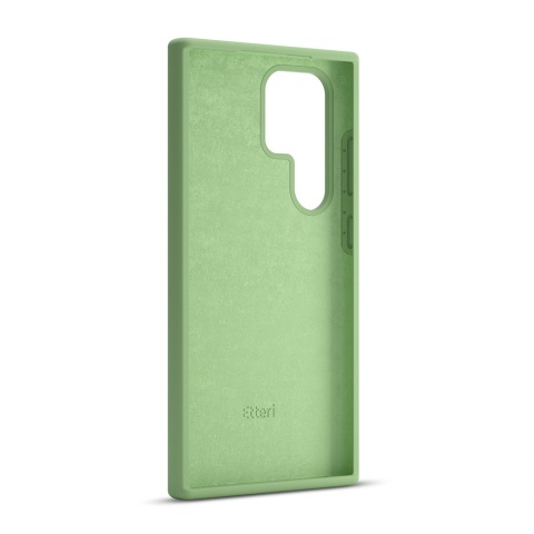 Nakładka Etteri Silicone Case do Samsung Galaxy S25 Ultra jasnozielona