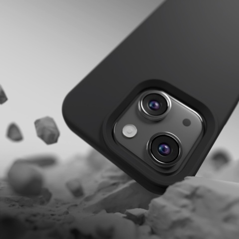 Nakładka Etteri Silicone Case do iPhone 11 czarna