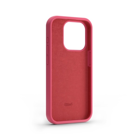 Nakładka Etteri Silicone Case do iPhone 13 6,1" malinowa