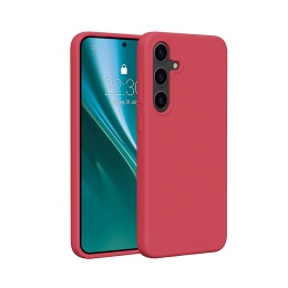 Nakładka Etteri Silicone Mag case do Samsung Galaxy S25 Edge malinowa