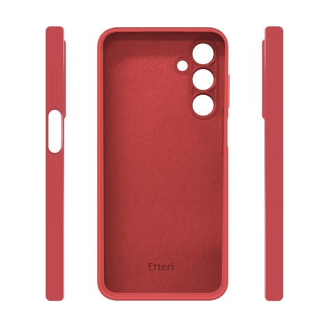 Nakładka Etteri Silicone Mag case do iPhone 17 malinowa