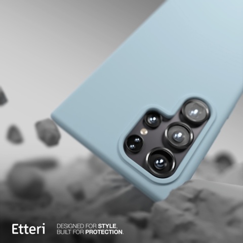 Nakładka Etteri Silicone Mag do Samsung Galaxy S25 Ultra jasnoniebieska