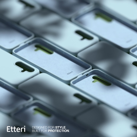 Nakładka Etteri Silicone Mag do Samsung Galaxy S25 jasnoniebieska