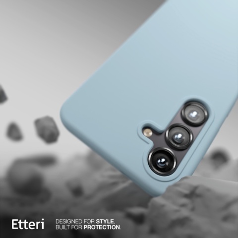 Nakładka Etteri Silicone Mag do Samsung Galaxy S25 jasnoniebieska