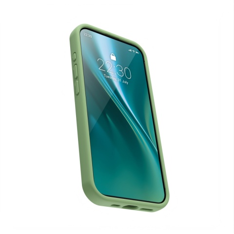 Nakładka Etteri Silicone Case do Samsung Galaxy A14 jasnozielona