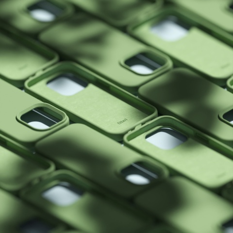 Nakładka Etteri Silicone Case do Samsung Galaxy A15 4G / A15 5G jasnozielona