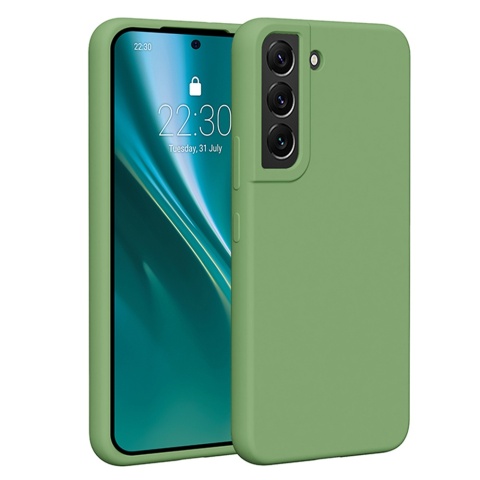 Nakładka Etteri Silicone Case do Samsung Galaxy S22 jasnozielona