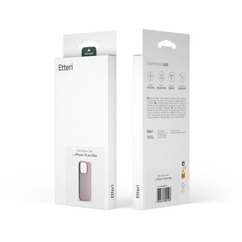 Nakładka Etteri Silicone Case do Samsung Galaxy S23 Plus jasnoróżowa