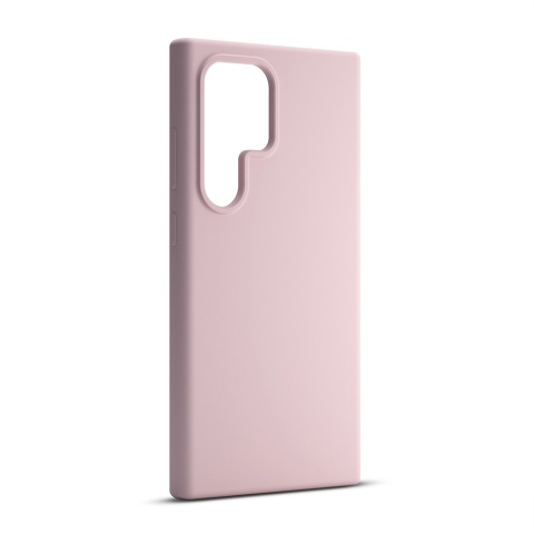Nakładka Etteri Silicone Case do Samsung Galaxy S24 Ultra jasnoróżowa
